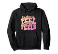 Its Okay To Feel All Feels Sped Hoodie - Novelty Apparel for Adults - T-Shirt, Sweatshirt, Hoodie