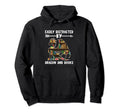 Easily Distracted Dragons And Hoodie - Casual Everyday Wear for Adults - T-Shirt, Sweatshirt, Hoodie