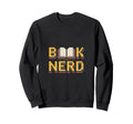 Book Nerd Pixel Reading Library Sweatshirt - Novelty Apparel Men Women - T-Shirt, Sweatshirt, Hoodie