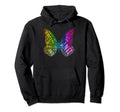 Antisocial Butterfly Funny Asocial Hoodie - Custom Art Print Men Women - T-Shirt, Sweatshirt, Hoodie