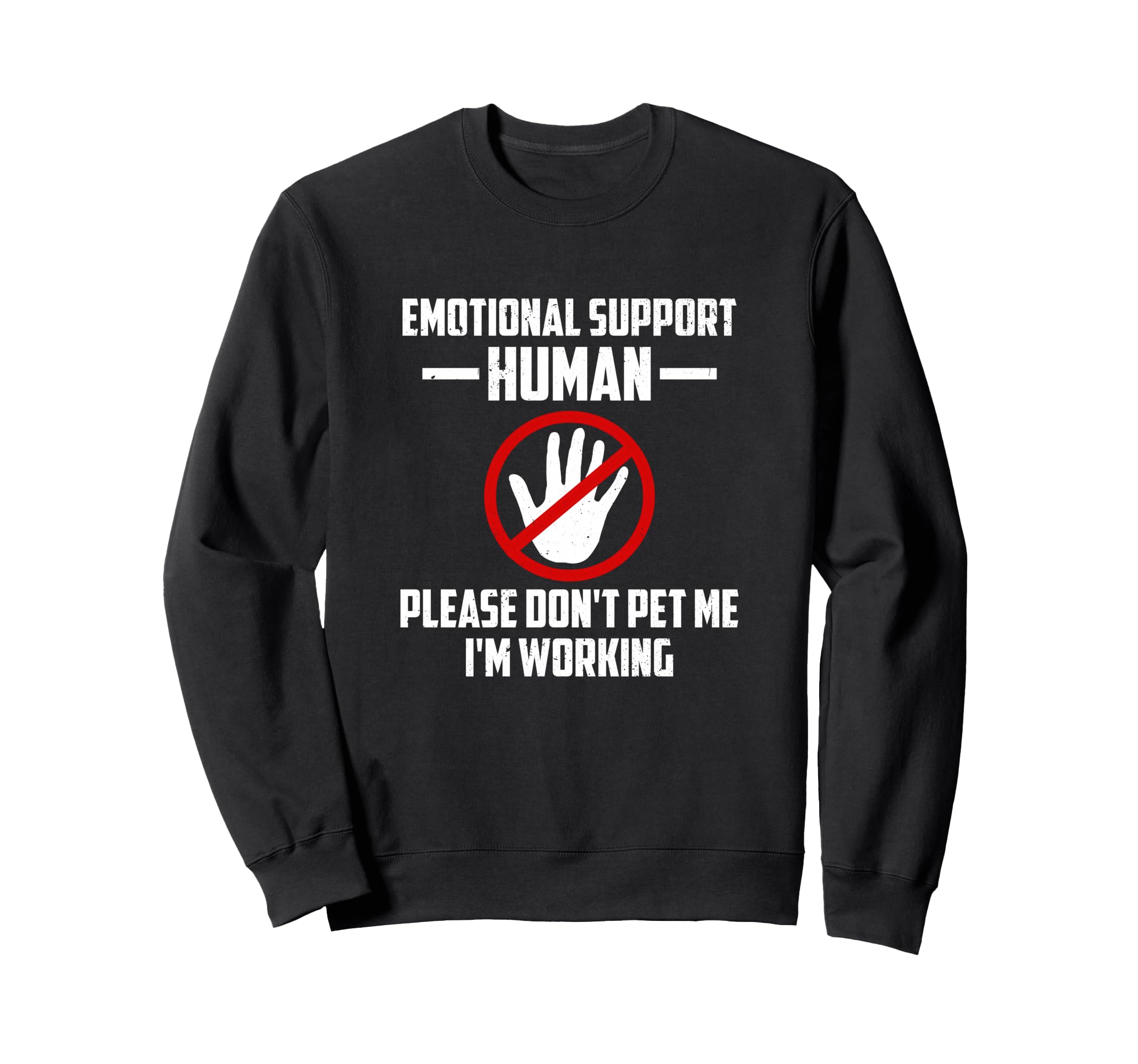 Emotional Support Human Halloween Sweatshirt - Novelty Apparel Men Women - T-Shirt, Sweatshirt, Hoodie