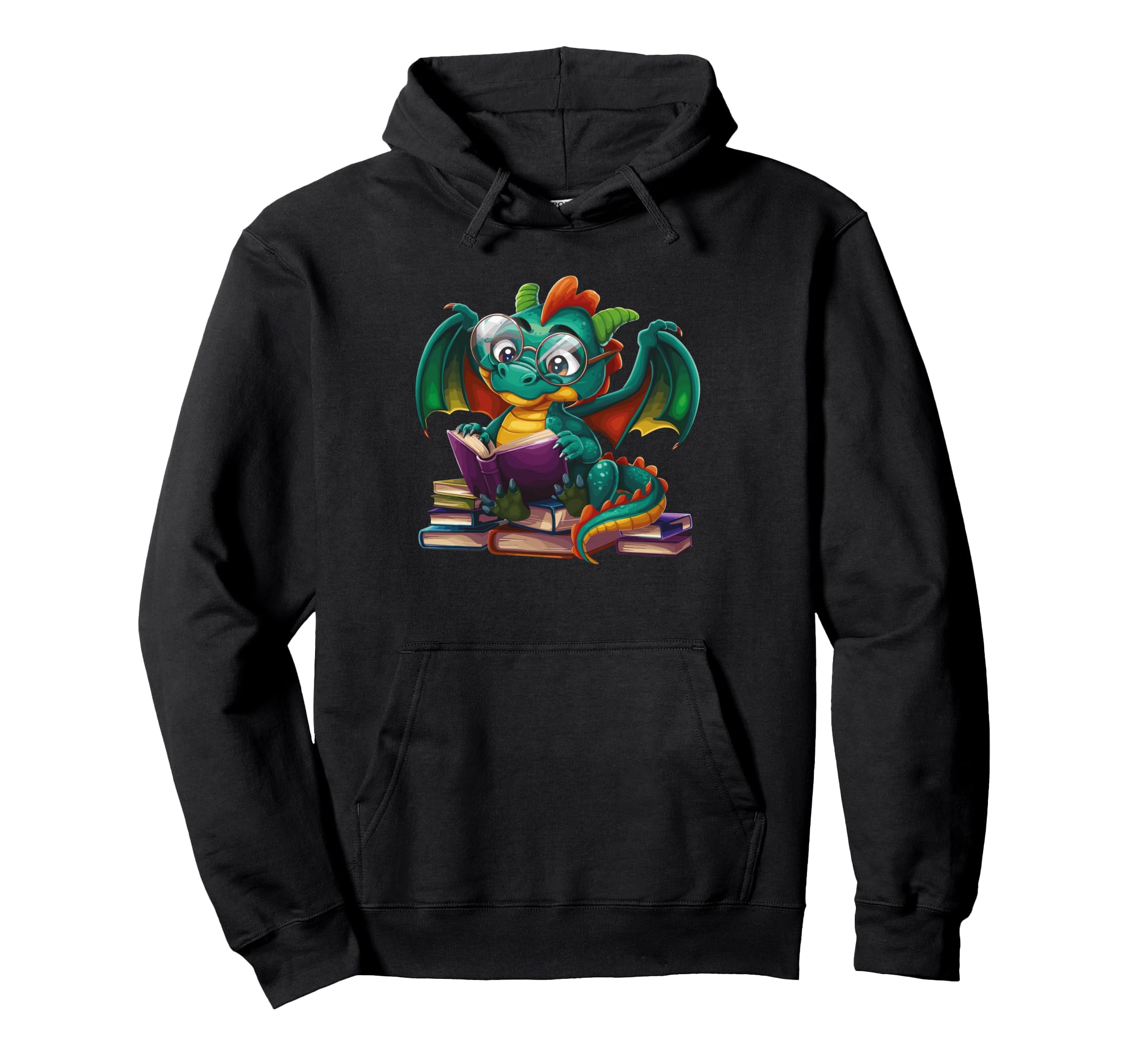 Reading Dragon Shirts Magical Book Lover T-Shirt - Minimalist Print Unisex - T-Shirt, Sweatshirt, Hoodie