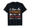 I Have Courage Coffee Anxiety Awareness T-Shirt - Minimalist Print Unisex - T-Shirt, Sweatshirt, Hoodie