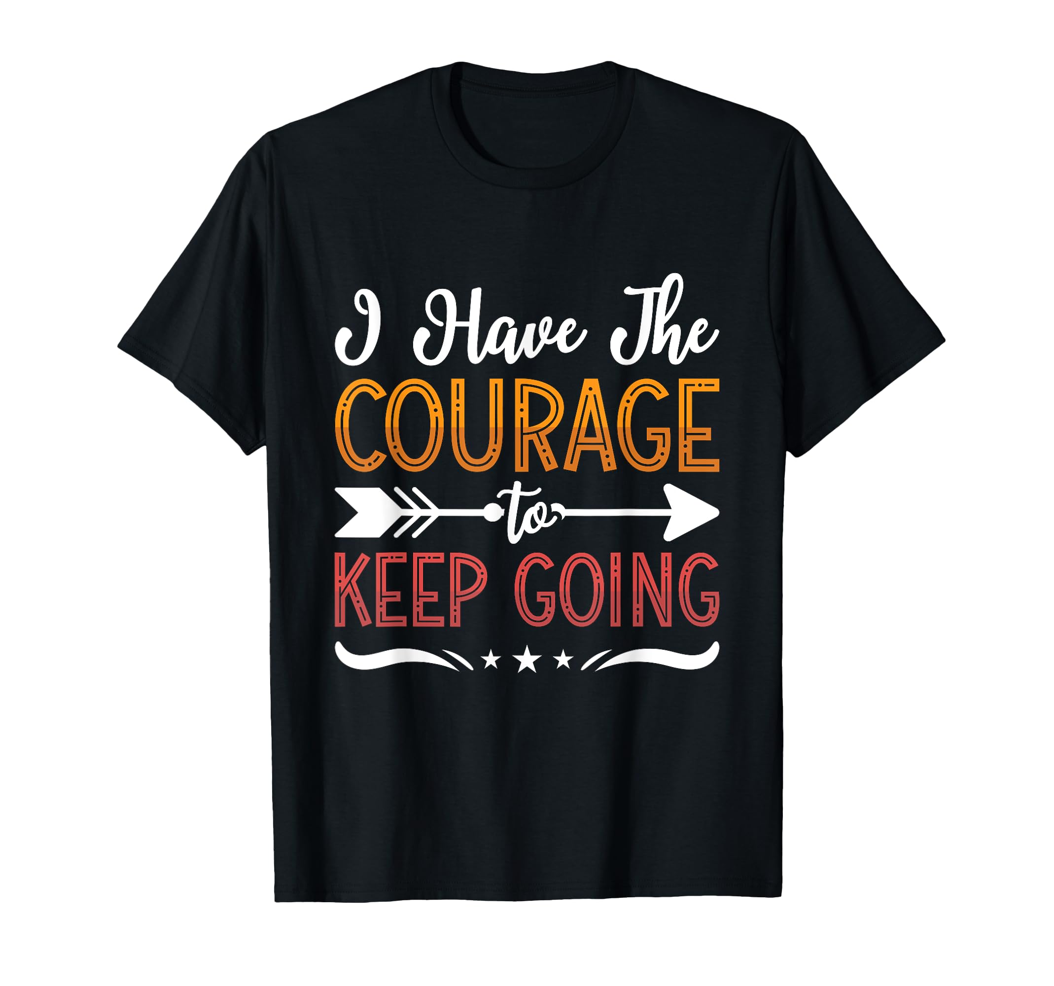 I Have Courage Coffee Anxiety Awareness T-Shirt - Minimalist Print Unisex - T-Shirt, Sweatshirt, Hoodie