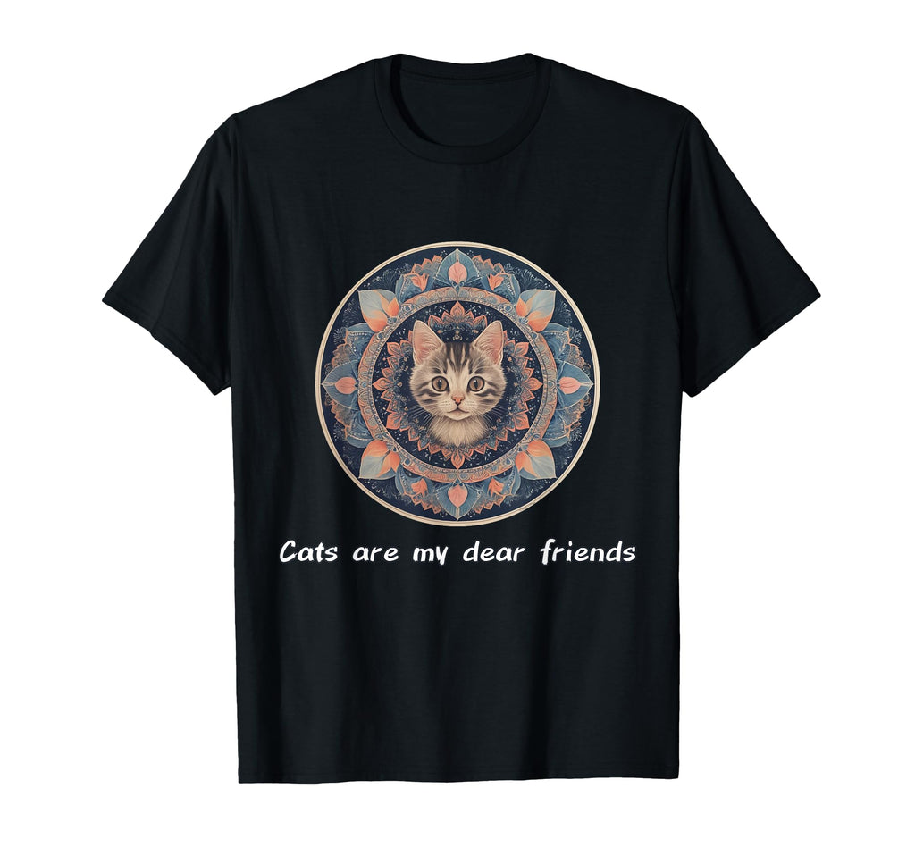 Cats Are My Best Friends Sacred T-Shirt - Aesthetic Graphic for Adults - T-Shirt, Sweatshirt, Hoodie