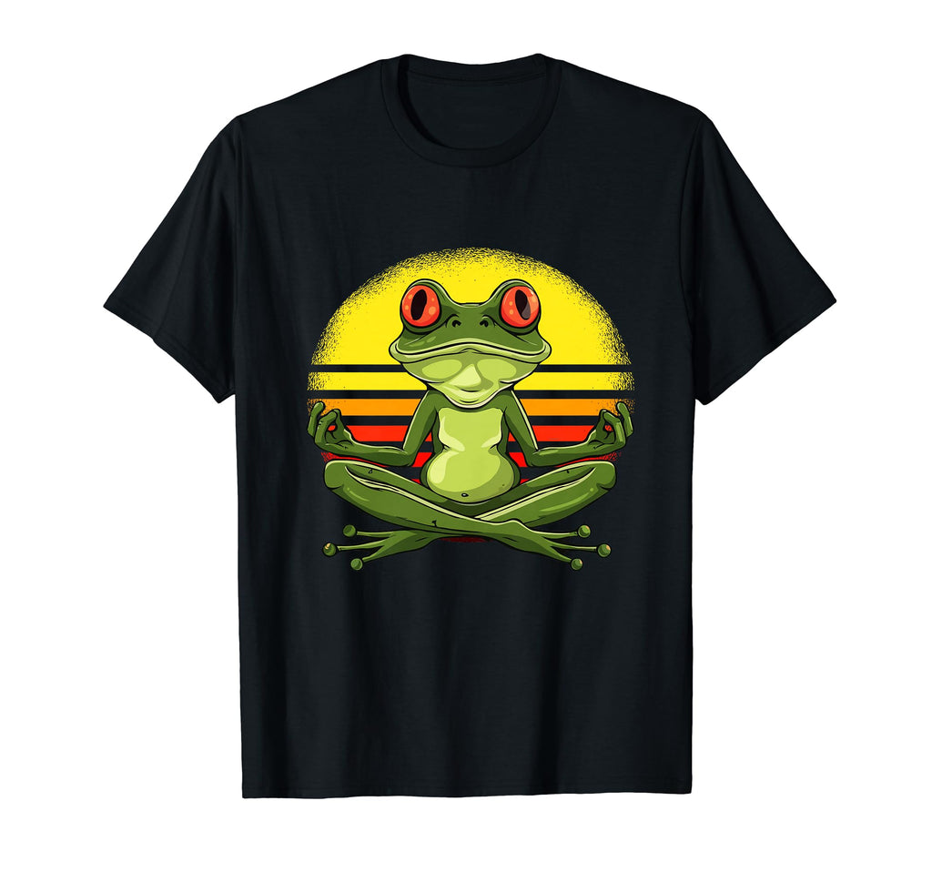 Meditating Frog During Yoga T-Shirt - Streetwear Style for Adults - T-Shirt, Sweatshirt, Hoodie