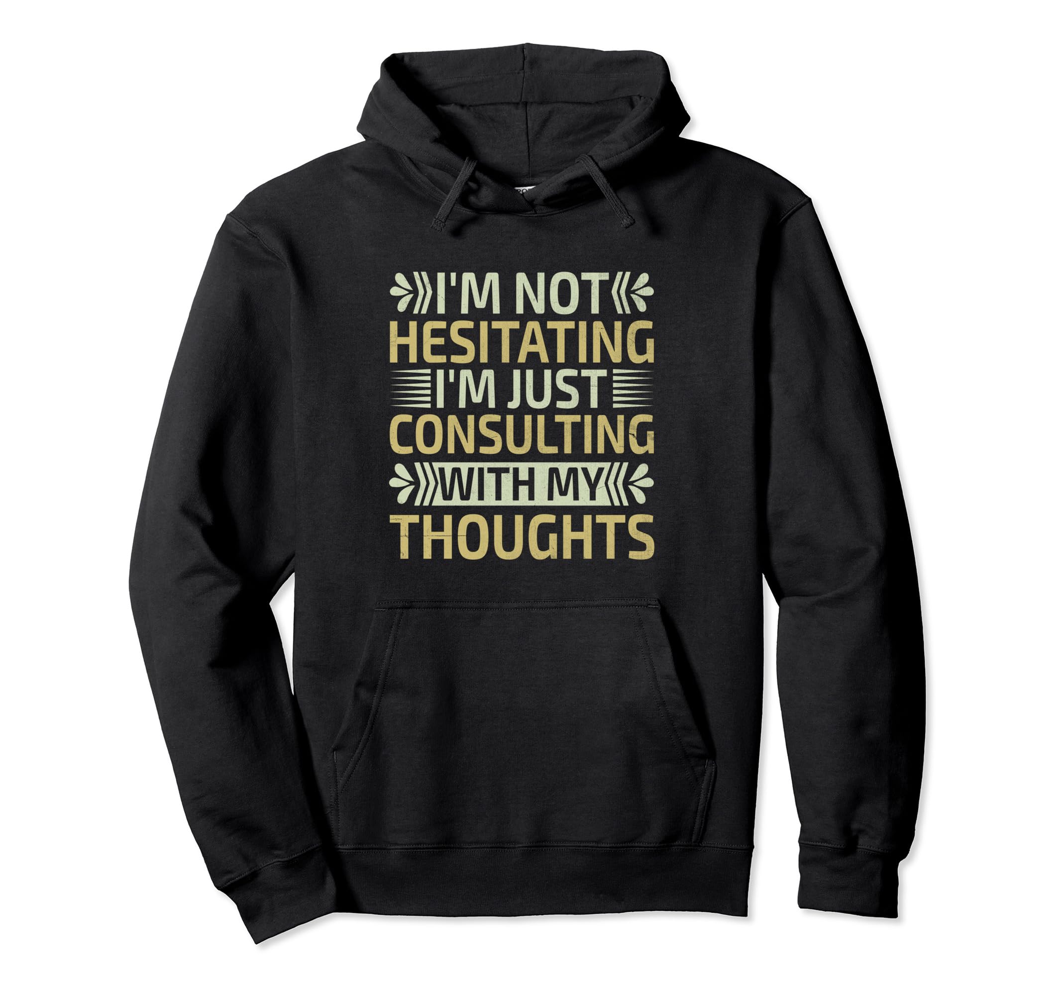 Overthinking Overthinker Funny Hoodie - Fun Novelty Design for Adults - T-Shirt, Sweatshirt, Hoodie