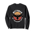 Moth Mann Cryptid Anti Social Sweatshirt - Fun Novelty Design Men Women - T-Shirt, Sweatshirt, Hoodie