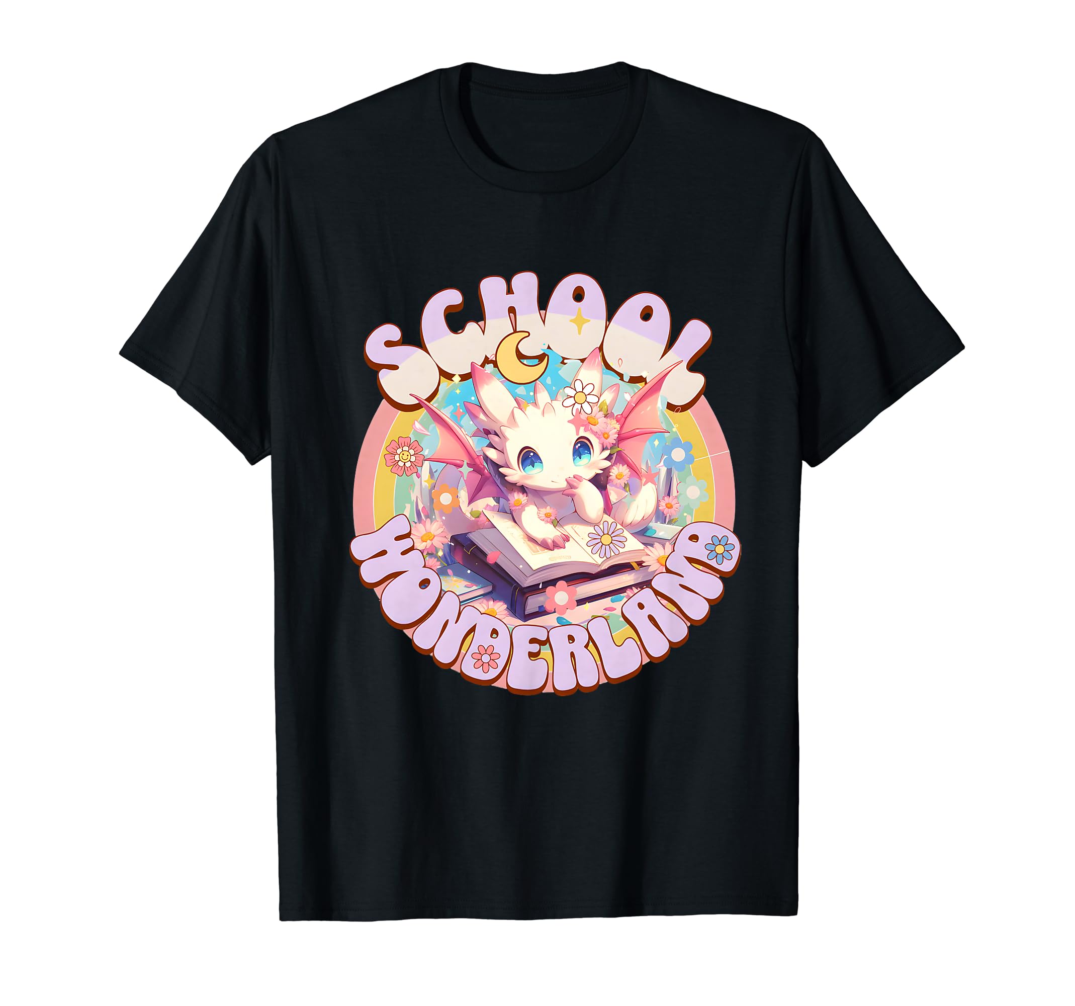 Dragon School Wonderland Bookworm Books T-Shirt - Streetwear Style Unisex - T-Shirt, Sweatshirt, Hoodie