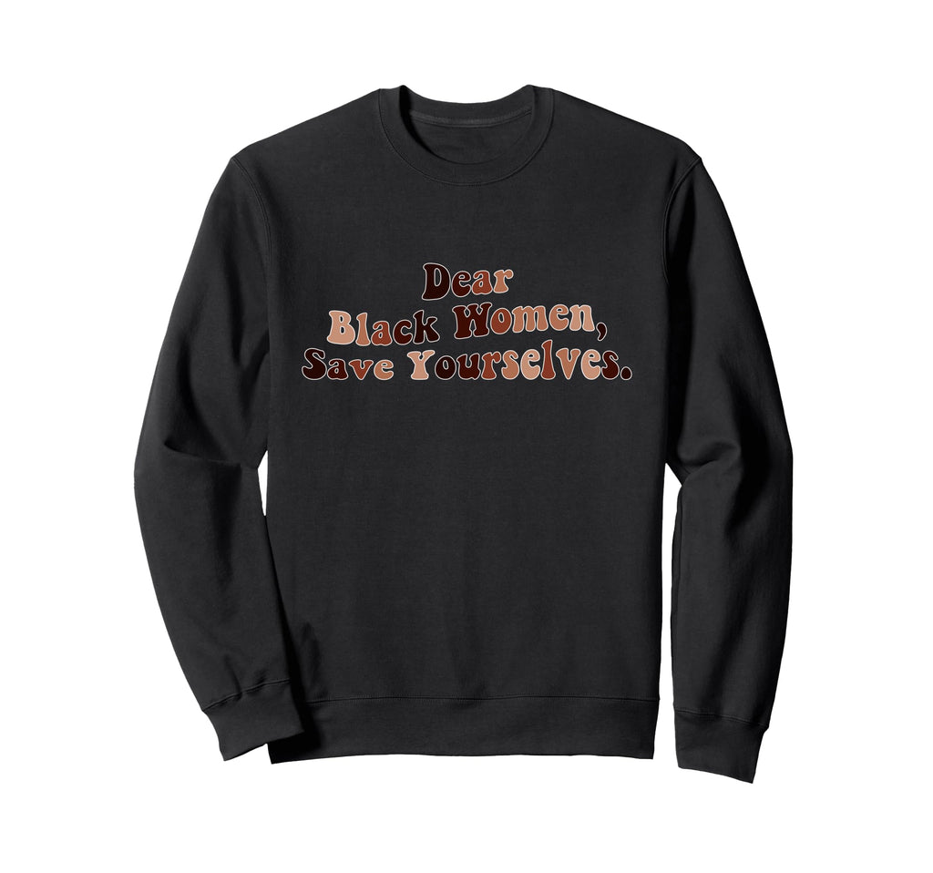 Empowerment Black Self Care Sweatshirt - Minimalist Print for Adults - T-Shirt, Sweatshirt, Hoodie