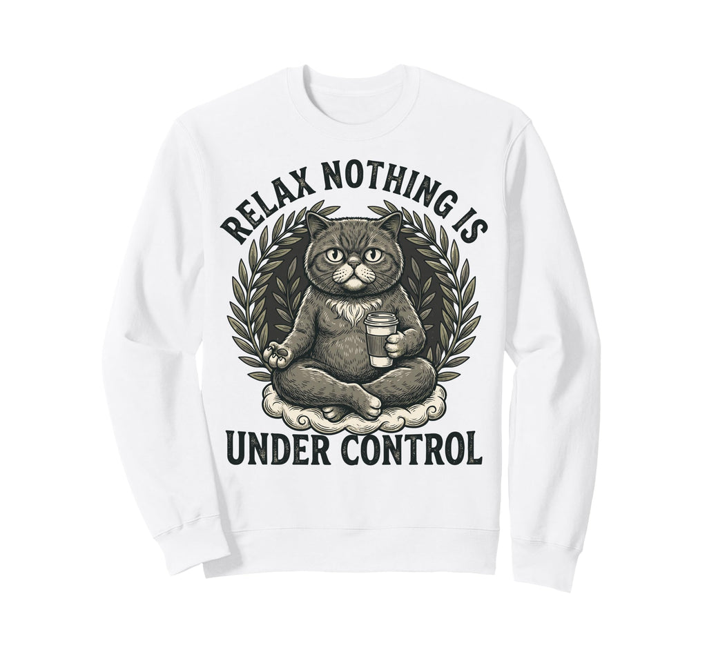 Relax Nothing Is Under Sweatshirt - Casual Everyday Wear for Adults - T-Shirt, Sweatshirt, Hoodie