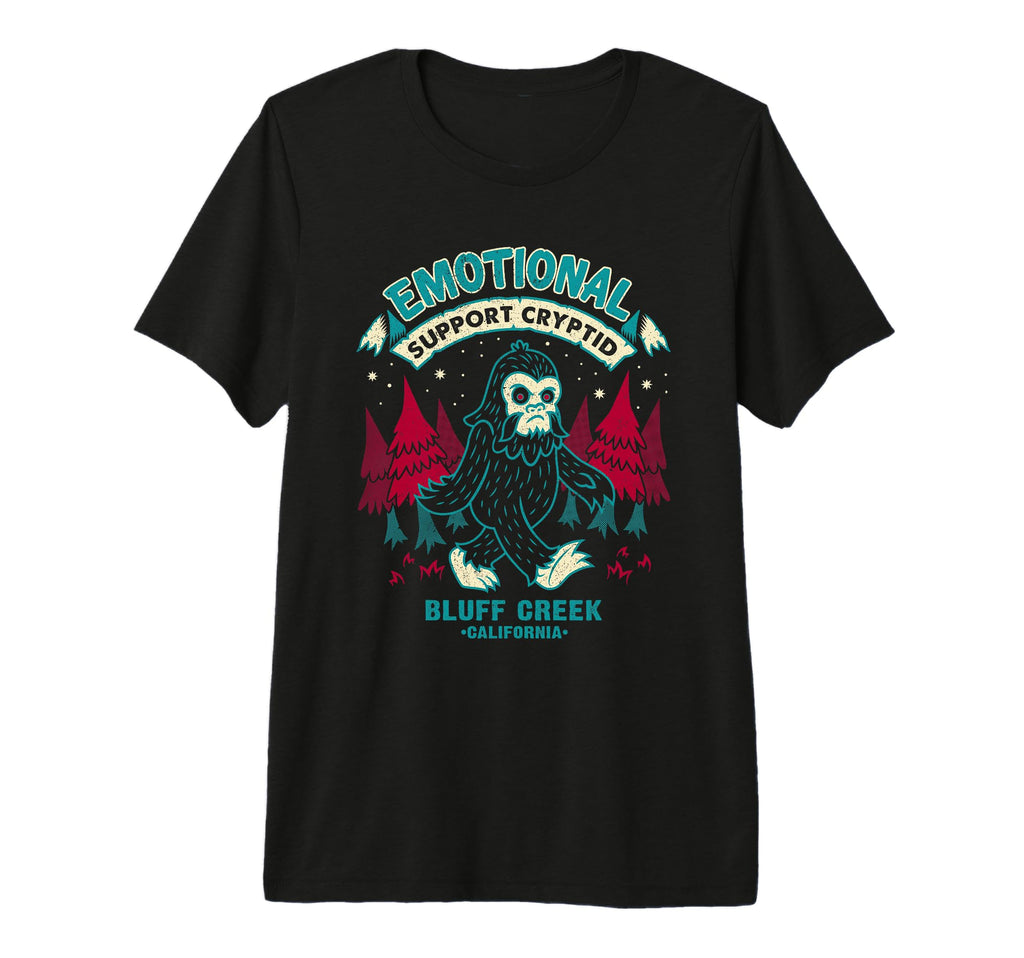 Emotional Goth Support Cryptid Funny T-Shirt - Graphic Print Men Women - T-Shirt, Sweatshirt, Hoodie