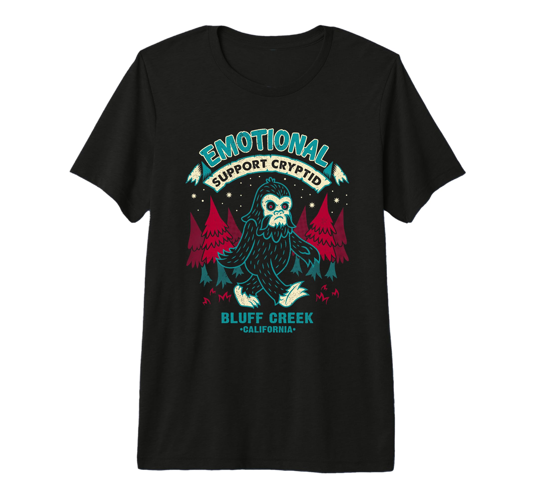 Emotional Goth Support Cryptid Funny T-Shirt - Graphic Print Men Women - T-Shirt, Sweatshirt, Hoodie