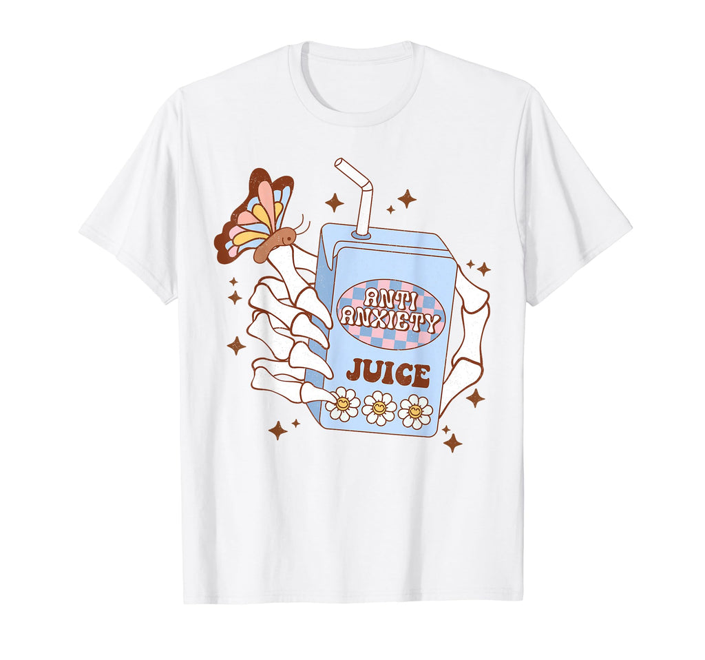 Anti Anxiety Juice Groovy Mental Health T-Shirt - Unique Graphic for Adults - T-Shirt, Sweatshirt, Hoodie