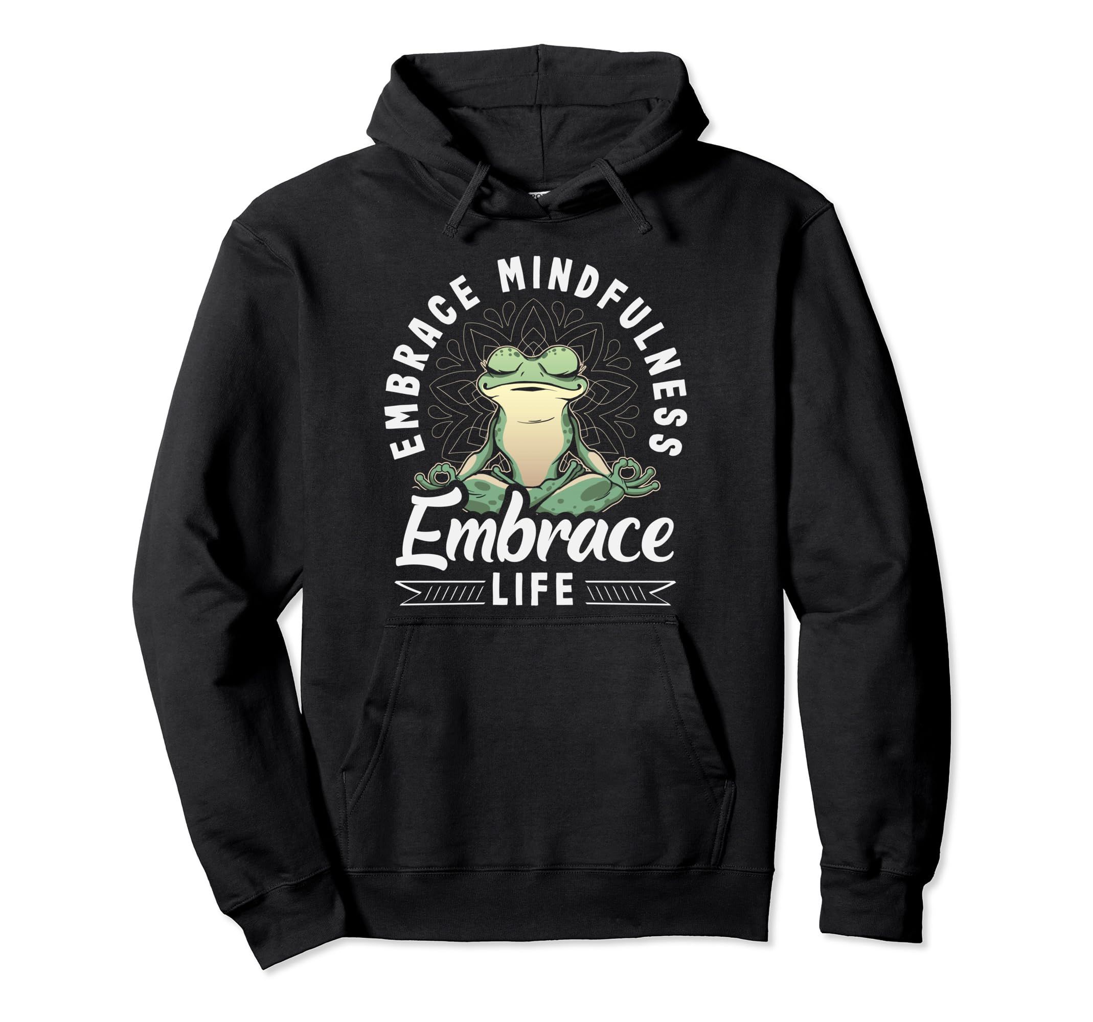 Morning Meditation Bliss Yoga Hoodie - Aesthetic Graphic Men Women - T-Shirt, Sweatshirt, Hoodie