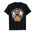 Yoga German Shepherd Yoga Is My Therapy T-Shirt - Graphic Print Men Women - T-Shirt, Sweatshirt, Hoodie