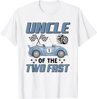 Two Fast Uncle of The Birthday Boy Racing Car Party T-Shirt Unisex T-shirt, Sweatshirt, Hoodie, Long Sleeve Tee - T-Shirt, Sweatshirt, Hoodie