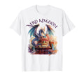Nerd Kingdom Dragons Books Theme Dragon T-Shirt - Unique Graphic Unisex - T-Shirt, Sweatshirt, Hoodie