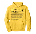 Therapy Dog Definition Therapy Dog Hoodie - Minimalist Print for Adults - T-Shirt, Sweatshirt, Hoodie