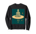 Zen Buddha Meditation Art Sweatshirt - Fun Novelty Design Men Women - T-Shirt, Sweatshirt, Hoodie