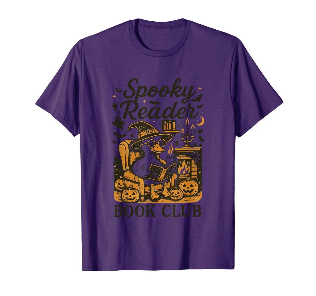 Spooky Reader Book Club Witchy Vibes T-Shirt - Novelty Apparel for Adults - T-Shirt, Sweatshirt, Hoodie