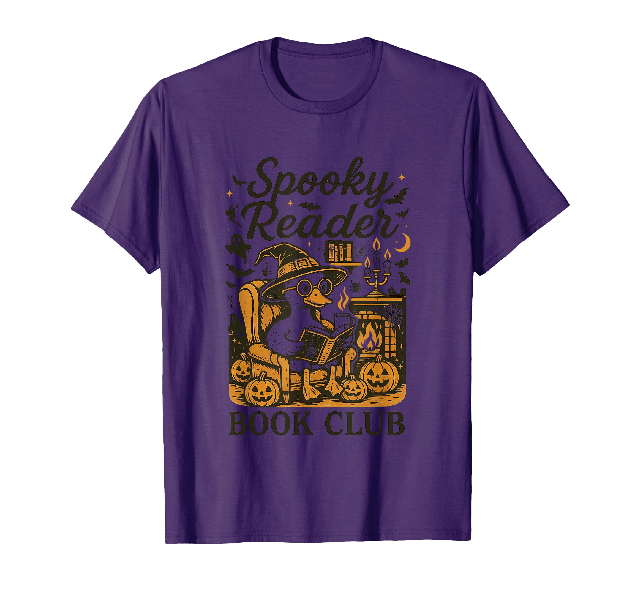 Spooky Reader Book Club Witchy Vibes T-Shirt - Novelty Apparel for Adults - T-Shirt, Sweatshirt, Hoodie