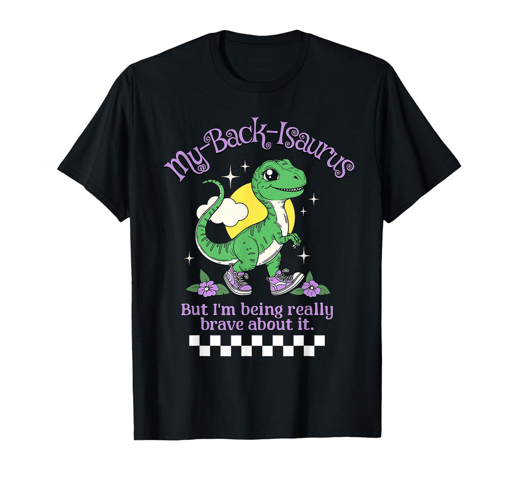 Dinosaur Chronic Illness Awareness Pain T-Shirt - Unique Graphic Unisex - T-Shirt, Sweatshirt, Hoodie
