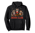 Book Lover Racoons Reading Bookish Hoodie - Fun Novelty Design for Adults - T-Shirt, Sweatshirt, Hoodie