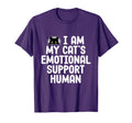 Funny Emotional Support Human Cat Owners T-Shirt - Graphic Print Unisex - T-Shirt, Sweatshirt, Hoodie
