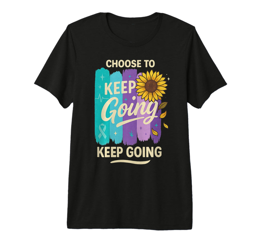 Choose To Keep Going Us Flag T-Shirt - Trendy Graphic for Adults - T-Shirt, Sweatshirt, Hoodie