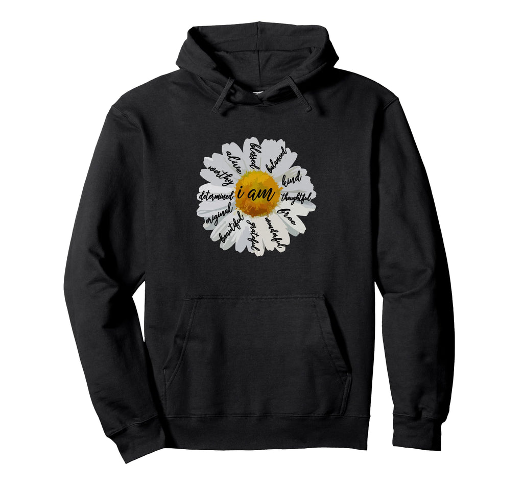 Motivational Positive Vibes Affirmation Hoodie - Trendy Graphic Men Women - T-Shirt, Sweatshirt, Hoodie