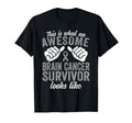 Brain Survivor Awesome Looks Like T-Shirt - Fun Novelty Design Unisex - T-Shirt, Sweatshirt, Hoodie