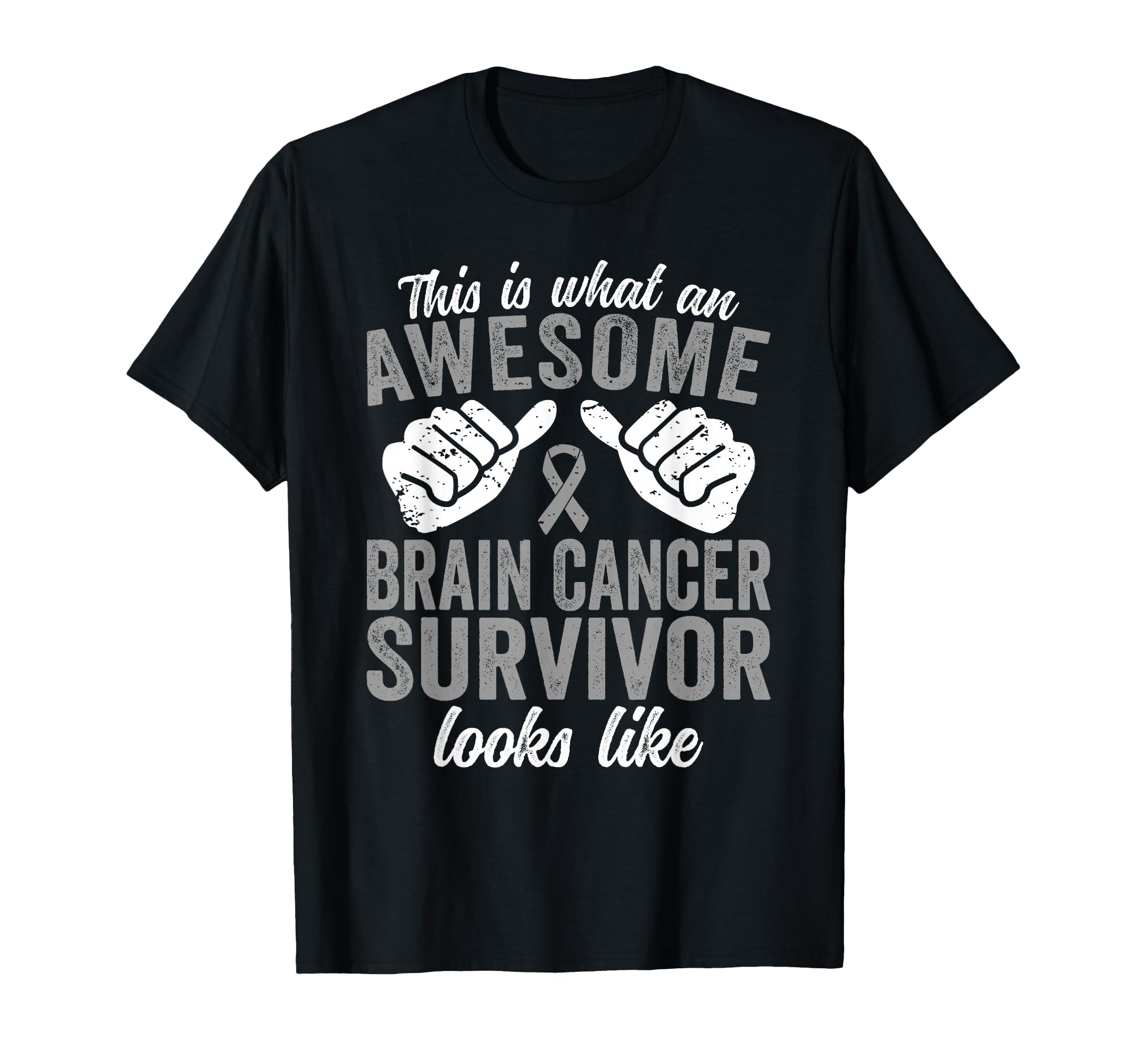 Brain Survivor Awesome Looks Like T-Shirt - Fun Novelty Design Unisex - T-Shirt, Sweatshirt, Hoodie