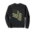 Best Step Dad Ever American Flag Sweatshirt - Aesthetic Graphic for Adults - T-Shirt, Sweatshirt, Hoodie