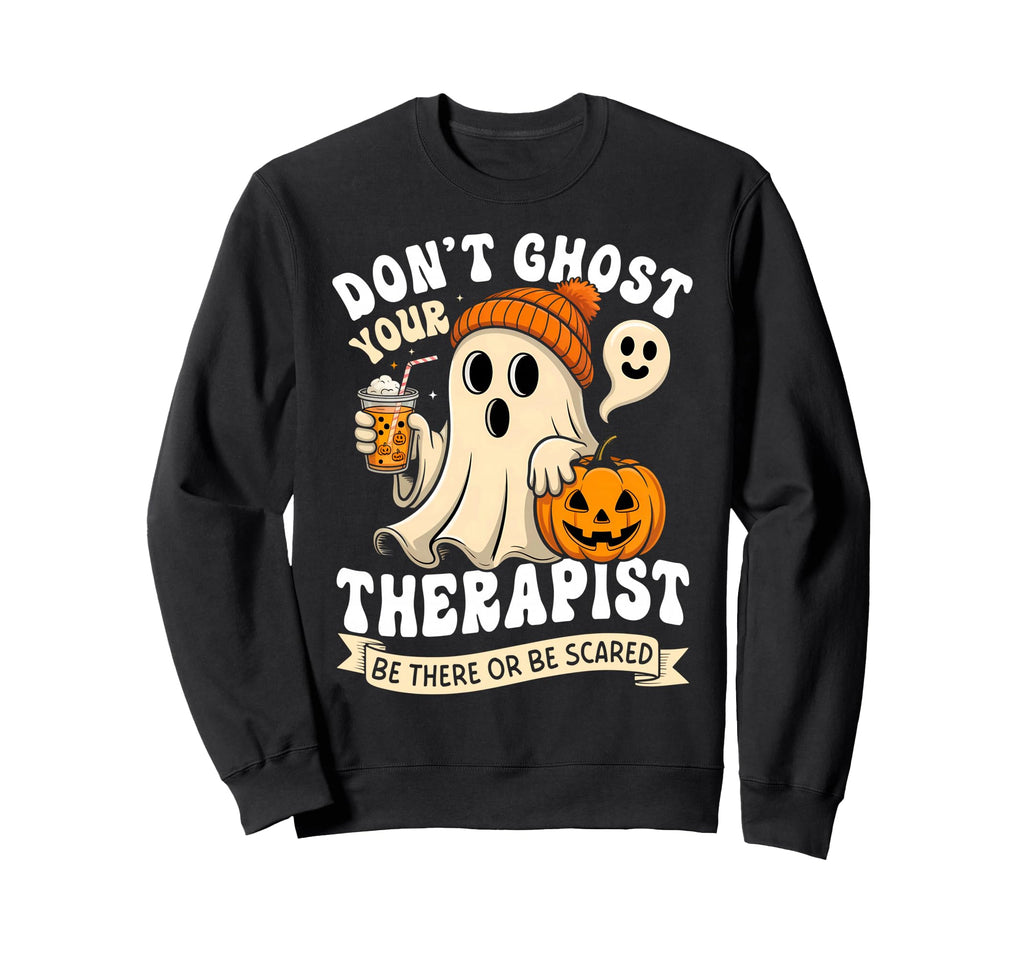 Halloween Therapist Mental Health Sweatshirt - Streetwear Style for Adults - T-Shirt, Sweatshirt, Hoodie