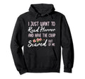 Read Horror Books Meme Psychological Hoodie - Casual Everyday Wear Unisex - T-Shirt, Sweatshirt, Hoodie