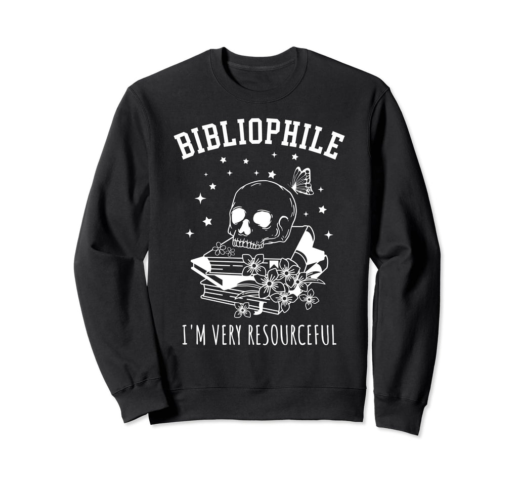 Bibliophile Book Lover Im Very Sweatshirt - Streetwear Style for Adults - T-Shirt, Sweatshirt, Hoodie