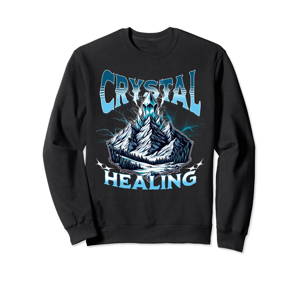 Crystals Healing S Energizing Sweatshirt - Graphic Print for Adults - T-Shirt, Sweatshirt, Hoodie