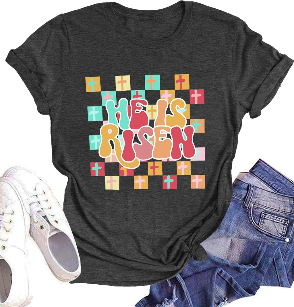 Easter Tshirt Women Silly Rabbit Easter is for Jesus Graphic Shirt Christian Tee Jesus Top - T-Shirt, Sweatshirt, Hoodie