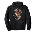 Book Lover Bookworm Reading Books Dragon Hoodie - Unique Graphic Men Women - T-Shirt, Sweatshirt, Hoodie