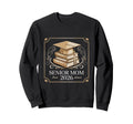 Senior Mom Class 2026 Book Reader Sweatshirt - Minimalist Print Unisex - T-Shirt, Sweatshirt, Hoodie