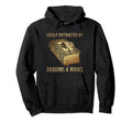 Bookworm Nerds Funny Dragons And Books Hoodie - Graphic Print Men Women - T-Shirt, Sweatshirt, Hoodie