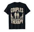 Couples Therapy Dog Walking Funny Dog T-Shirt - Unique Graphic for Adults - T-Shirt, Sweatshirt, Hoodie