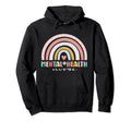 Mental Health Nurse Groovy Hoodie - Casual Everyday Wear for Adults - T-Shirt, Sweatshirt, Hoodie