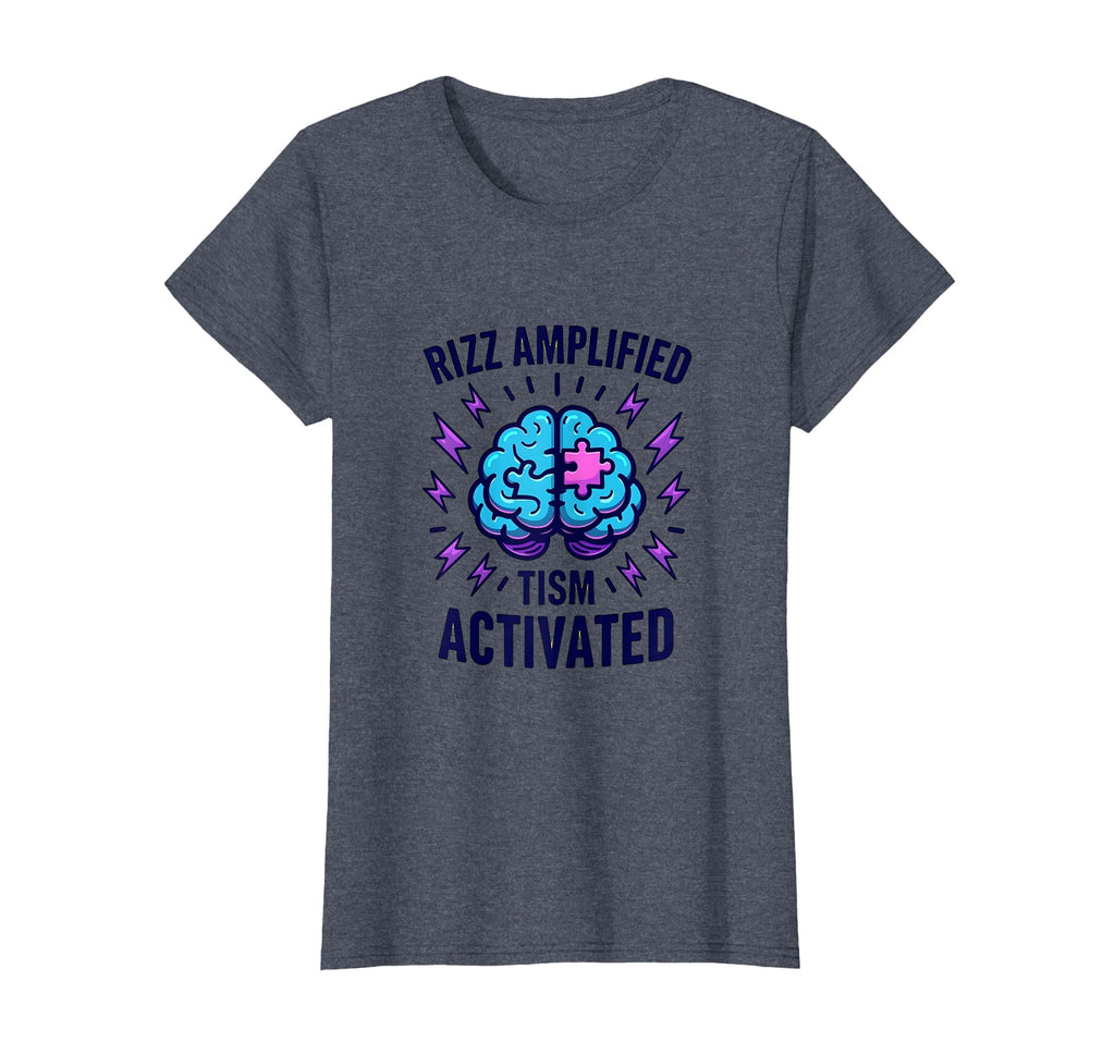 Rizz Amplified Tism Activated T-Shirt - Fun Novelty Design for Adults - T-Shirt, Sweatshirt, Hoodie