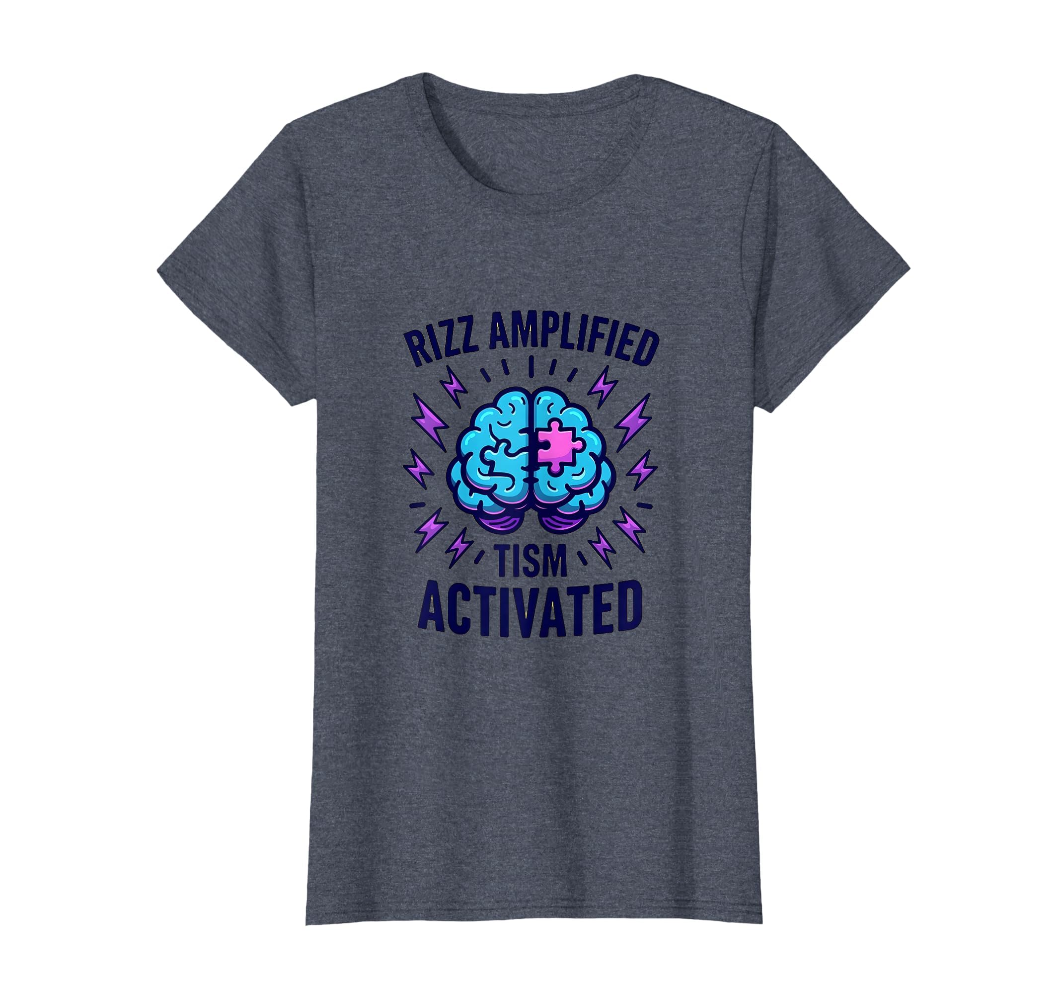 Rizz Amplified Tism Activated T-Shirt - Fun Novelty Design for Adults - T-Shirt, Sweatshirt, Hoodie
