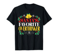 Santas Favorite Overthinker Festive Season T-Shirt - Unique Graphic Unisex - T-Shirt, Sweatshirt, Hoodie