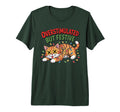 Overstimulated But Festive Cat T-Shirt - Aesthetic Graphic for Adults - T-Shirt, Sweatshirt, Hoodie