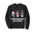 Overstimulated But Festive Opossum Sweatshirt - Novelty Apparel for Adults - T-Shirt, Sweatshirt, Hoodie