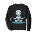 Meditation Mummy Yoga Pose Relaxing Sweatshirt - Custom Art Print Unisex - T-Shirt, Sweatshirt, Hoodie